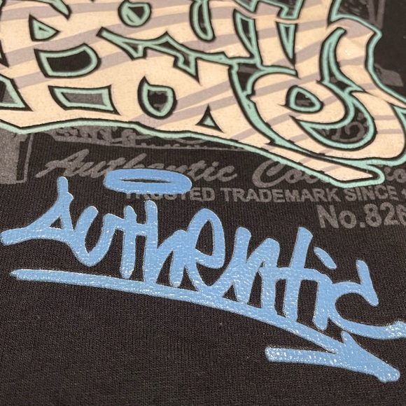 AMAZING VINTAGE SOUTH POLE “SIGNATURE SERIES” T-SHIRT SUBWAY NYC PRINT SIZE L - Picture 9 of 16